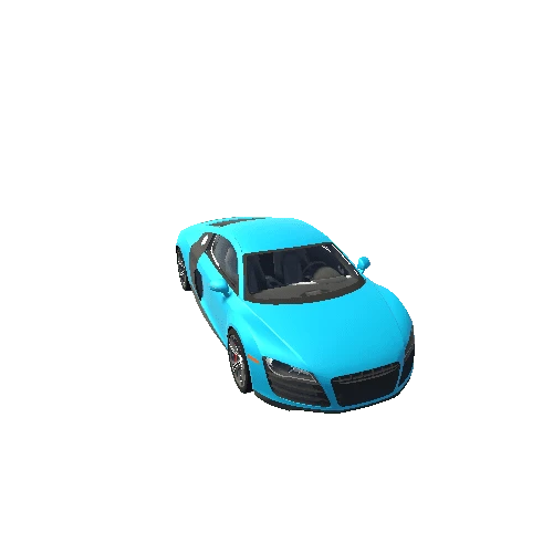 Blue Super Car 01 Variant